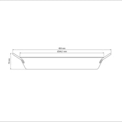 Tramontina Non-Stick Paella Pan, 34Cm