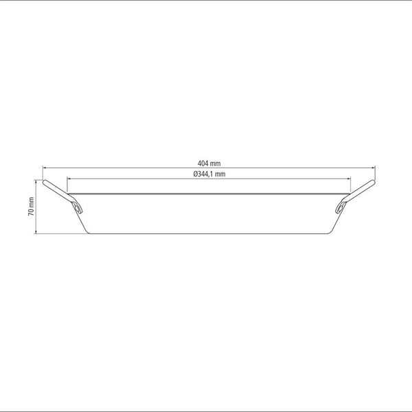 Tramontina Non-Stick Paella Pan, 34Cm