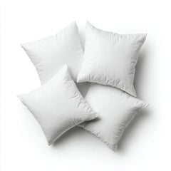 Duck Feather Cushion Inner Pads, Pack of 2 – 100% Cotton Cover – Hotel Quality Pillow Inserts for Sofa, Bed & Home Decor