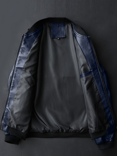 New Jacket, American Style Men's Coat, Men's Jacket, Youth Motorcycle Jacket, Baseball Collar Workwear Jacket, Business Gentleman's Men's Fashion, Trendy, Comfortable, Casual, Versatile, Slimming and Height-Enhancing, Streetwear Brand Jacket