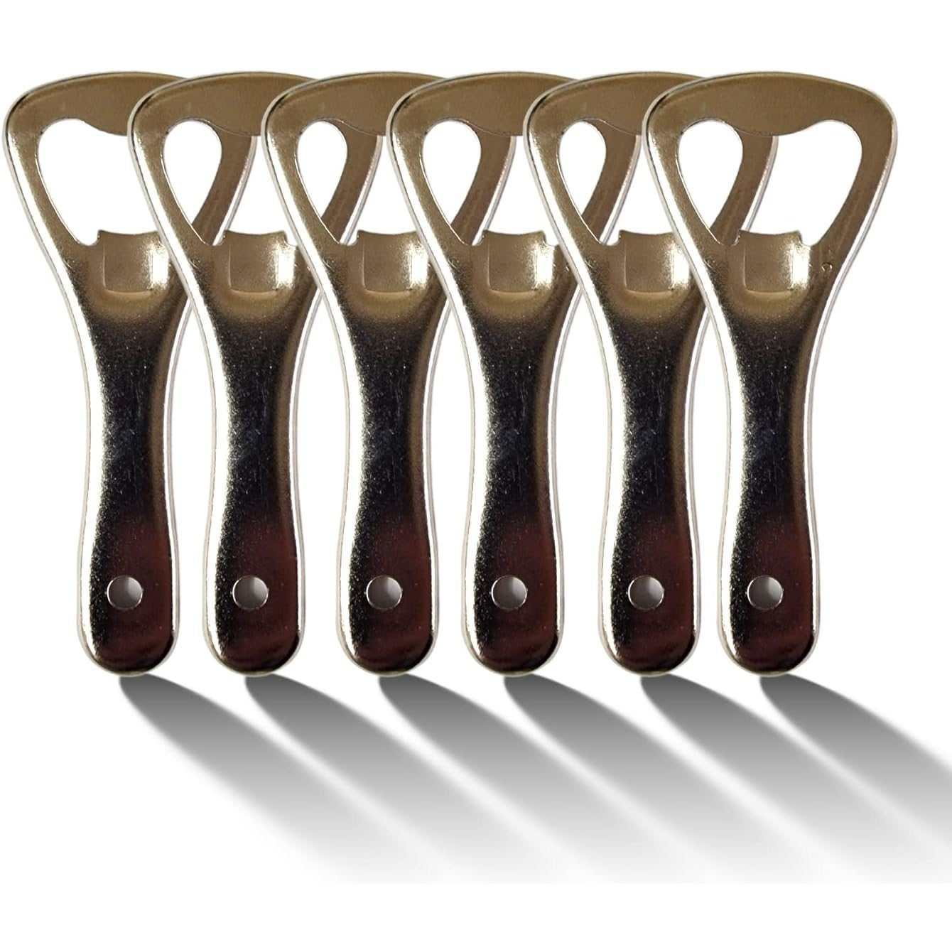6pcs Bottle Openers Pack Crown Bottle Opener Beer Bottle Opener for Home Pub Outdoor Bartender Bottle Openers, Men DIY Gifts
