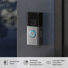 Ring Battery Video Doorbell Pro with Chime (2nd Gen) & An Additional Quick Release Battery Pack