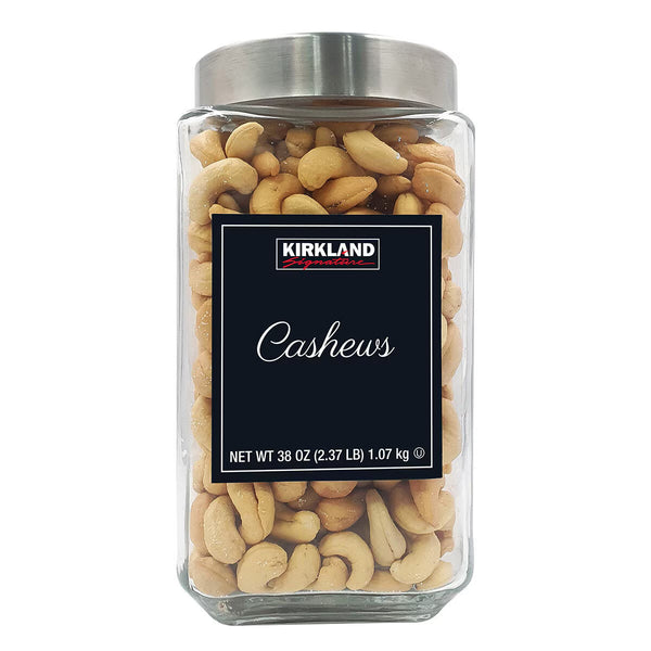 Kirkland Signature Salted Cashews Jar, 1.07Kg