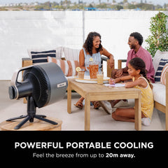 Shark Flexbreeze Pro Mist Indoor & Outdoor Fan & Outdoor Misting System, FA300UK