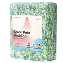 BUCATSTATE 20L/450g Hamster Bedding, 99% Dust-Free Guinea Pig Paper Bedding Odor Control Paper Bedding, Cozy Small Animal Bedding For Rabbit Rat Syrian Dwarf Hamsters Gerbils
