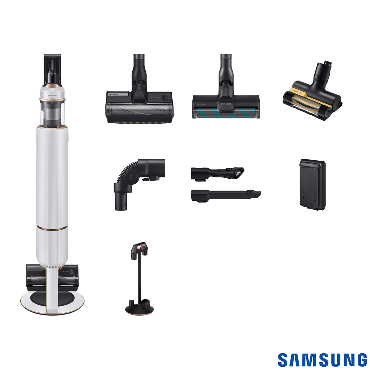 Samsung Bespoke Jet Plus Stick Vacuum Cleaner, VS20B95823W/EU