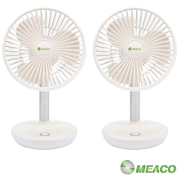 MeacoFan 260c Rechargeable Portable Fan, Twin Pack