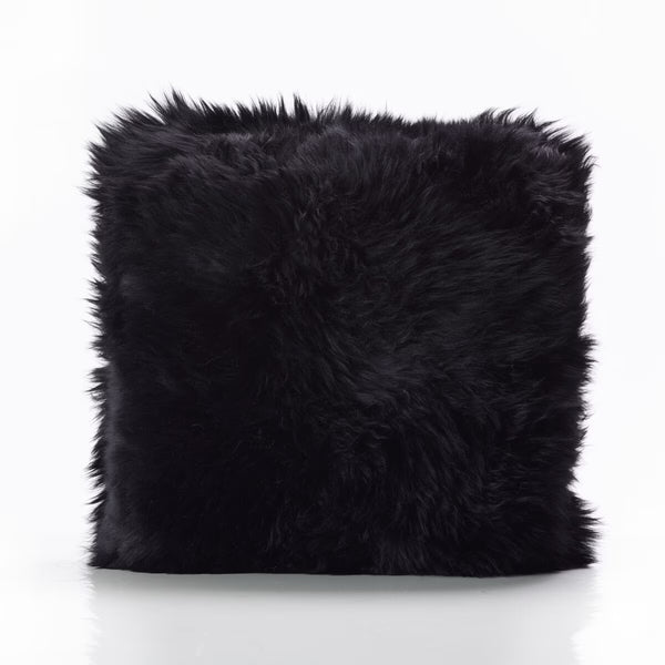Bowron Double Sided Sheepskin Cushion, 35 X 35Cm in Brown