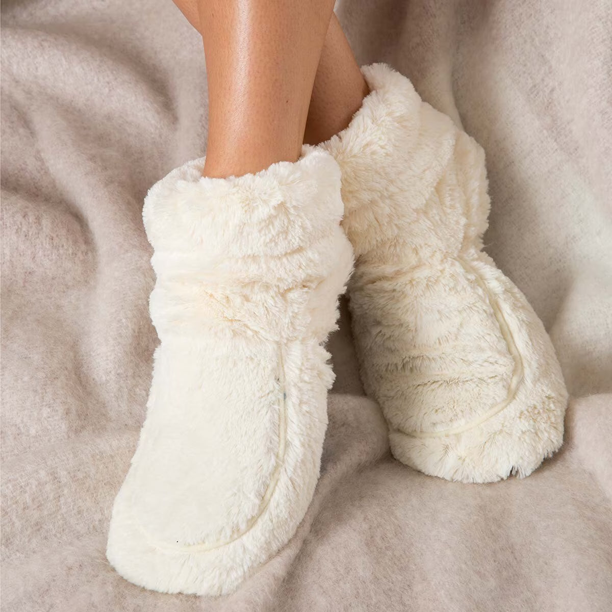 Warmies Fully Heatable Wellness Slipper Boot in 4 Colors