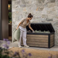 Keter Ashwood Signature 570 Litre (150 Gallon) Outdoor Storage Deck Box
