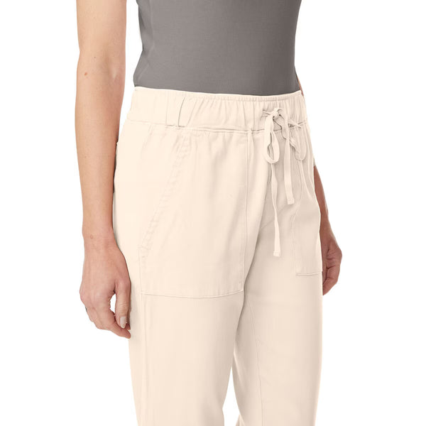 Buffalo Ladies Cargo Tencel Pant in Cream