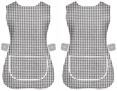Pack of 2 Tabard Apron | Aprons for Men, Women, and Ladies | Professional Cooking Aprons with 2 Pockets | Adjustable Kitchen Apron for Baking, BBQ, Grilling, Gardening, Crafting, Cleaning, Painting, Barista, Restaurant Work | Cute & Stylish Gift Apron for