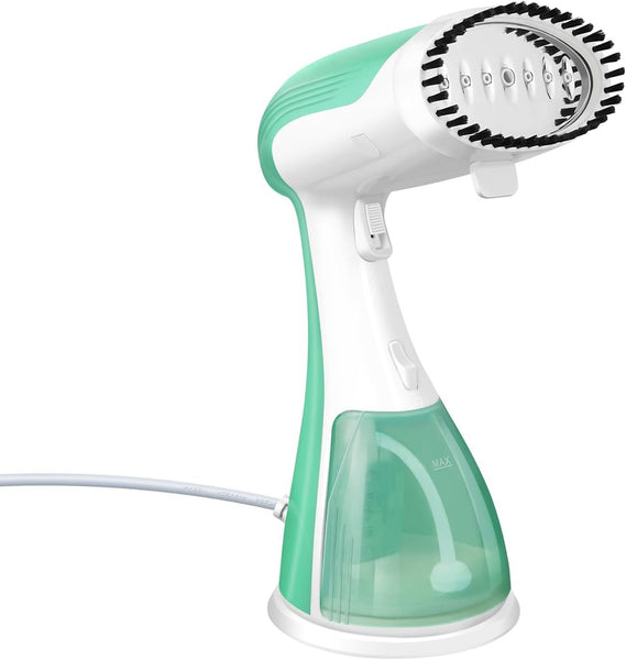 1800W Handheld Clothes Steamer, Portable Garment Steamer Clothing for Home Office Travel, 30s Fast Heat-up Powerful steam Iron with 300ML Large Water Tank, Mini Compact Fabric Wrinkle Remover