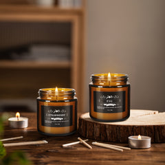 12pcs 3.5-ounce Scented Candles, Retro And Exquisite Design, Soft Fragrance, Soy Wax Amber Candles, Perfect for Valentine's Day, Weddings, Birthdays, Parties, Yoga, Swimming Pools, Home Decoration And As An Excellent Gift for Friends And Family.