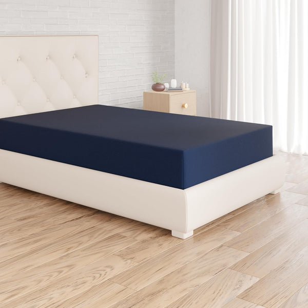 Amazon Basics Soft Microfibre Single Fitted Sheet, Deep Pocket 12 Inch (30 Cm), White