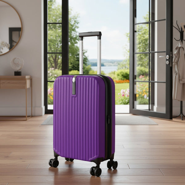 Foldable 20 Inch Trolley Luggage, Compact Carry-On Travel Suitcase, Durable Collapsible Luggage with Adjustable Handle, Ideal for Holiday Vacations, Train Journeys and Easy Storage At Home, 1pc
