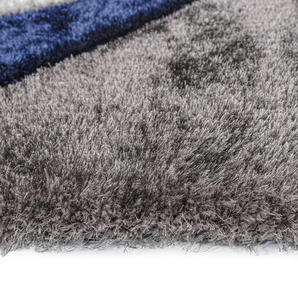 Luxury Soft Shaggy Area Rug – Modern Non-Shedding Geometric Triangles Design, High-Pile Plush Living Room Carpets, Large Thick Rug for Bedroom, Kitchen, Lounge & Home Décor – Contemporary Floor Rug & Mats