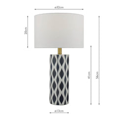 Weylin Ceramic Table Lamp