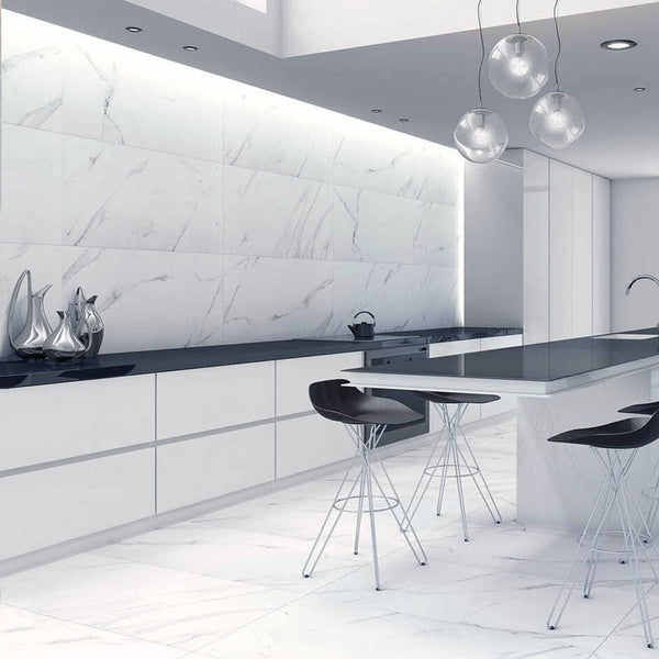 5m² 24pcs PVC Marble Effect Peel and Stick Flooring Planks Flooring Stickers Silent Tile Floorboard Self-adhesive Floor Tiles 2mm Thick Wear-resistant Layer 0.07mm, Waterproof Plank Wall Plank Simulated for Bedroom Kitchen Living Room 18 X 18 Inch 5m²