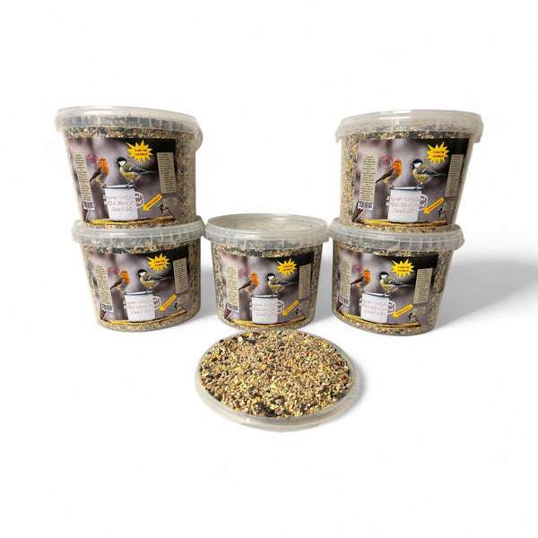 Farmly Foods Super Original Wild Bird Seed in a 5 Litre Tub