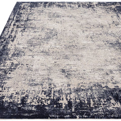 Kuza Border Navy Rug, 160 X 230 Cm