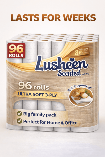 96 Rolls Toilet Tissue – 3 Ply – Extra Long 150 Sheets – Soft & Strong Bulk Pack – Long Lasting Family Size