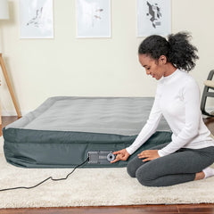Sealy Fortech King Sized Airbed with Built-In Pump