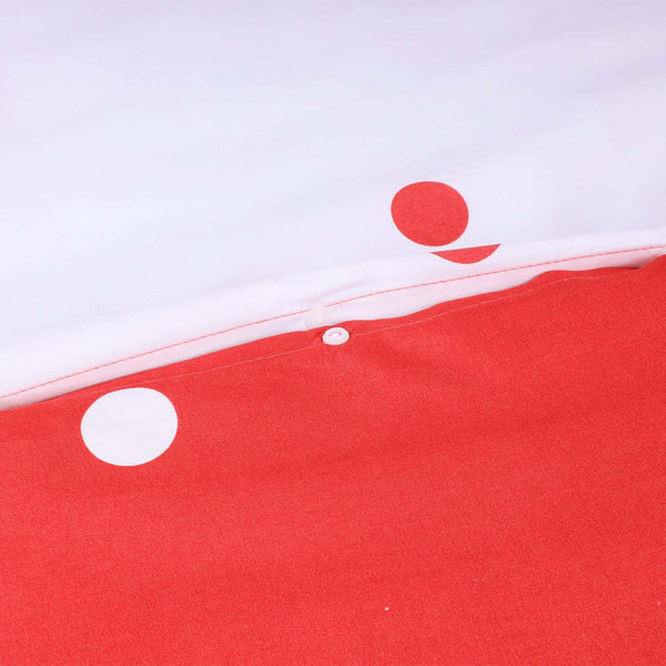 3pcs Polka Dot Printed Duvet Cover Set, Reversible Soft Breathable Microfiber, All-Season, Machine Washable, Includes Pillowcases for Bedroom, Guest Room, Dorm