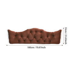 Large Ultra-Soft Comfortable Plush Backrest Pillow, Princess Style Reading Cushion, Neck and Back Support, Luxurious Fashionable Home Style Multifunctional Lace Ruffled Headboard Cushions, Suitable for Bedroom, Living Room, Dorm, Sofa Home Decor, Machine