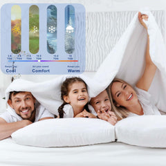 Divine Textiles Lightweight Air Cloud Quilt 4.5 10.5 13.5 15 TOG Duvet – Breathable All-Season Duvet with Soft Hollowfibre Filling | Single, Double, King, Super King | White