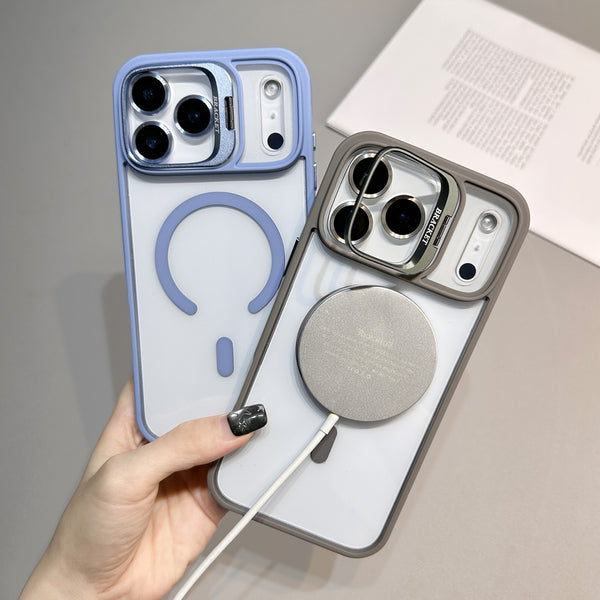 Phone Case: Magnetic Shockproof Phone Case Stand Cover for iPhone 17/ Air/ Pro/ Pro Max