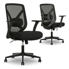 True Innovations Mesh Office Chair with Flip Up Arms