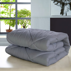 Tog 2.5 | 7.5 | 13.5 Grey All-Seasons Diamond Quilted Duvet Quilt Comforter | All-Seasons Breathable Lightweight Warm Bedding Comforte for Home Hotel