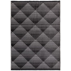 Concept Looms Jazz Black Indoor Outdoor Rug, in 2 Sizes