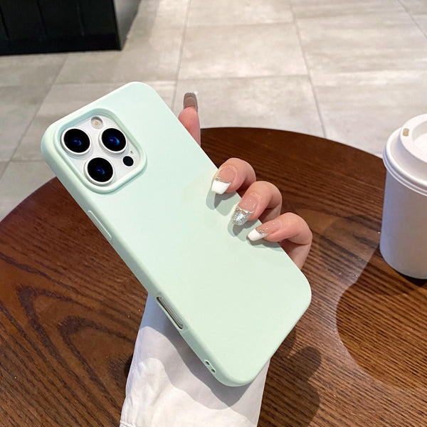 Phone Case: Phone Case - Suitable for Apple 16 Pro Max Phone Case, iPhone 17 Pro Max iPhone 16 iPhone 15 with a Skin-Like Pure Color Soft for 14/13/12/11.
