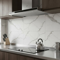 10/20/30/40 Pack Luxury Marble Effect Self-adhesive Floor Tiles 60x30cm, 2mm Thicken Vinyl Flooring Tiles Wall Stickers, Removable PVC Wall Decals, Suitable for Living Room, Bedroom, Kitchen Backsplashes, Bathroom, Office, Background Walls, Easy To Instal