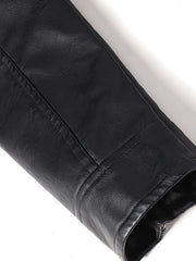 2024 Autumn/Winter Casual Jacket for Men, Stand Collar Trendy New Style Jacket with Faux Pockets, Motorcycle Style Youth Fashion Men's Coat