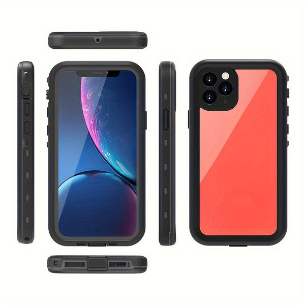 IP68 Waterproof 360° Full Body Case For iPhone 11 12 13 Pro Max Shockproof Dustproof Dirtproof Built-in Screen Protective Phone Case