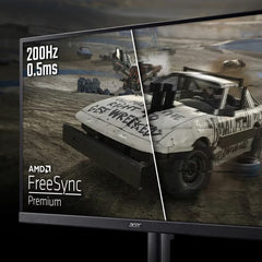 Acer Nitro KG1, 23.8 Inch Full HD 200Hz IPS Gaming Monitor, UM.QX1EE.104