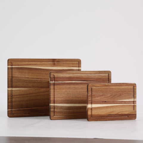3pcs Cutting Board Set, Essential Kitchen Chopping Board, Camping Gear, Kitchen Decor, Christmas Gift, Professional Cutting Board for Meat, Vegetables, Cheese, Fruit, Kitchen Gadgets & Accessories