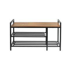 Neatfreak Wood Top Shoe Storage Bench