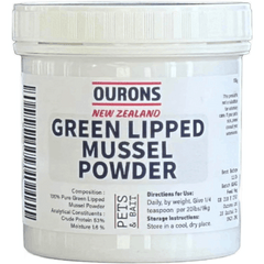 Green Lipped Mussel Powder for Dogs – 130g Natural Joint Health Supplement