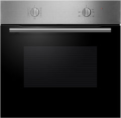 Cookology Built-In Electric Fan Oven in Stainless Steel - 60 Litre Capacity – Single Oven with Grill - Mechanical Controls - a Energy Rating – BOFA65SS