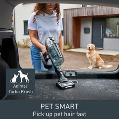 Tefal TY99A2GO X-Force Flex Pet & Car Cordless Stick Vacuum, Black & Grey