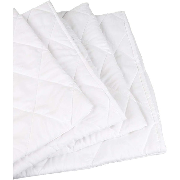 Pillow Protectors 4 Pack Pillow case cover Quilted Zipped Premium Quality 50 x 75cm - White Ultra Luxe Zipped Covers, Quilted Pillow Protectors, Soft & Breathable Microfiber Pillowcase Protectors