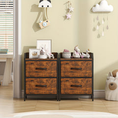 2 Drawers Bedside Table, Small Nightstand For Bedroom, Chest Of Drawers Bedroom, Storage Drawers For Living Room, Hallway