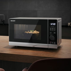 Sharp 20 Litre 700W Solo Digital Microwave, YC-PS204AU-S