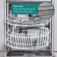 Bosch SMH4HTX11G Series 4, Fully Integrated Dishwasher, 13 Place Setting, C Rated