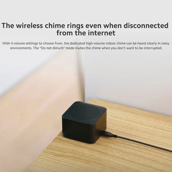 Xiaomi Smart Doorbell 3s,180° Ultra-Wide View 2k Resolution,Superior Night Vision,Professional Ip65 Water,Two Power Supply Modes 5200mah Battery, Free, Rolling 72-Hour Cloud Storage