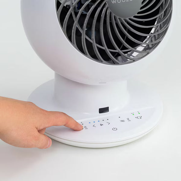 Iris Woozoo Air Circulator Fan with Remote, White
